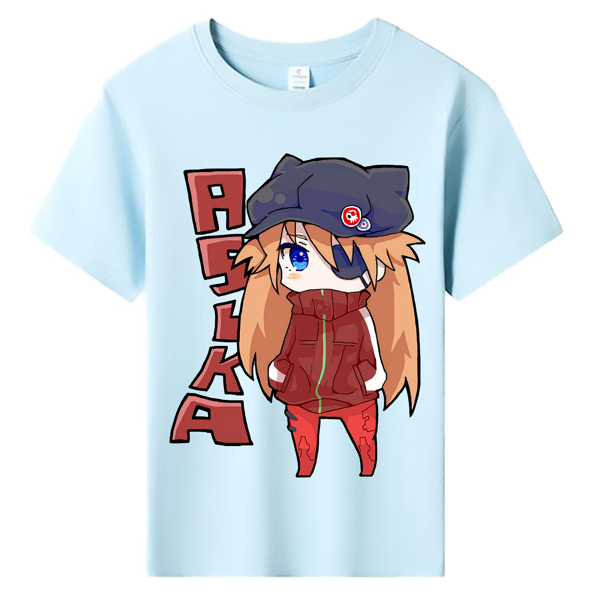 （画像用） EVA 新世紀エヴァンゲリオン 綿100％キッズTシャツ（フロントプリント）